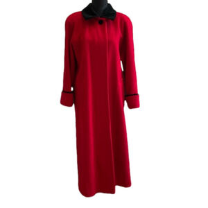 VINTAGE Forecaster of Boston Wool Coat with Velvet Trim Union Made Sz 6